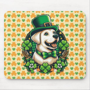 Alfombrilla De Ratón Día de San Patricio Perro Lindo