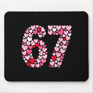 Alfombrilla De Ratón Día de San Valentín 67 Corazones Romántico Diverti