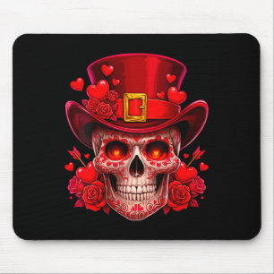 Alfombrilla De Ratón Día de San Valentín Calavera de Azúcar para Mujere