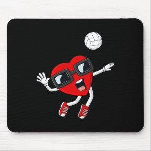 Alfombrilla De Ratón Día de San Valentín Chicas de voleibol 