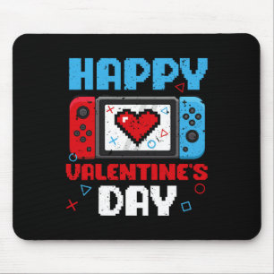 Alfombrilla De Ratón Día de San Valentín Controlador de videojuegos Hea