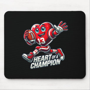 Alfombrilla De Ratón Día de San Valentín Corazón de un Campeón Diseño d