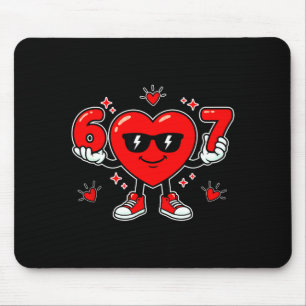 Alfombrilla De Ratón Día de San Valentín divertido 67 Dabbing corazón a