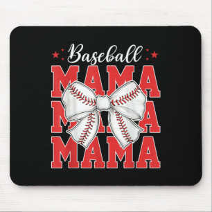 Alfombrilla De Ratón Día del Juego Madre Madre Béisbol Madre Béisbol Ma