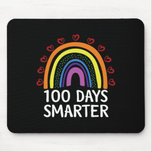 Alfombrilla De Ratón Día Del Maestro Escolar 100 Días Más Inteligentes