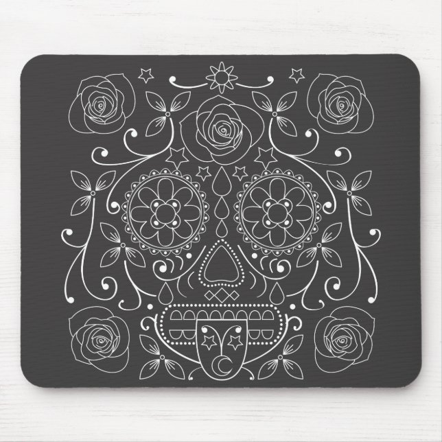 Alfombrilla De Ratón Día del Mousepad muerto (Frente)