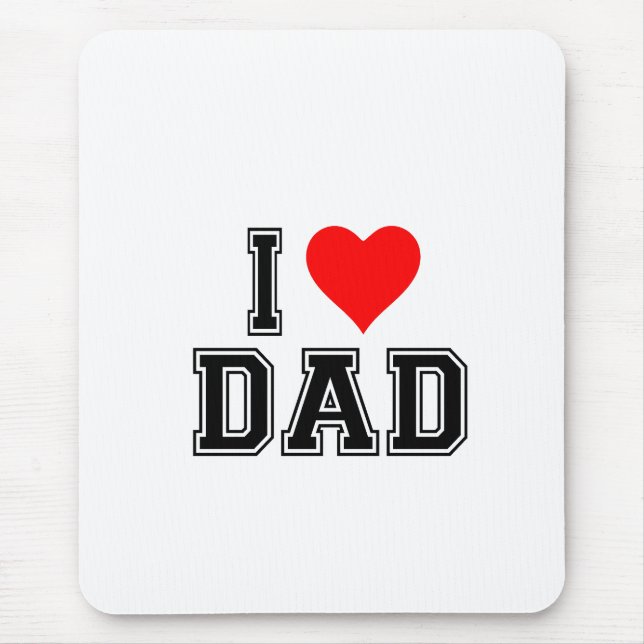 Alfombrilla De Ratón Día del padre - Diseño audaz y simple (Frente)