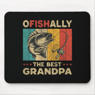 Alfombrilla De Ratón Día del Padre Divertido Pescar Ofishally El Mejor 
