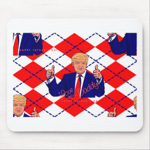 Alfombrilla De Ratón día del padre donald trump