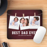 Alfombrilla De Ratón Día del padre | El mejor papá de la historia 3 Col<br><div class="desc">Sube tus fotos favoritas y agrega tus nombres para hacer tu propio regalo personalizado del día de tu padre.</div>