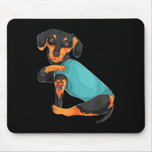 Alfombrilla De Ratón Día del Padre Regalo Perro Gracioso Papá Dachshund