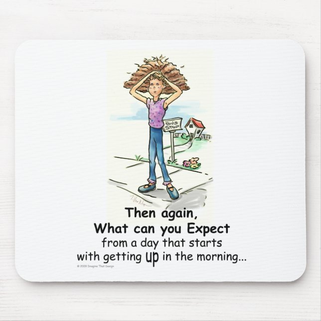 Alfombrilla De Ratón Día del Pelo Malo (Frente)