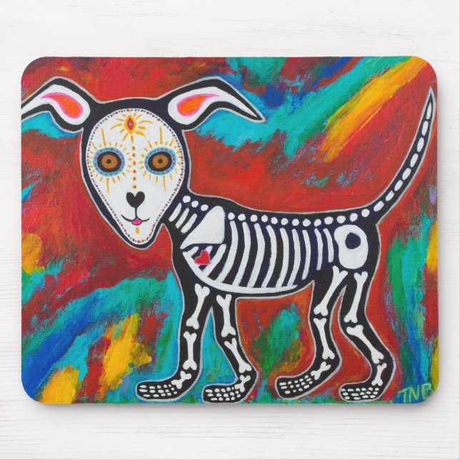 Alfombrilla De Ratón Día del perro muerto (Frente)