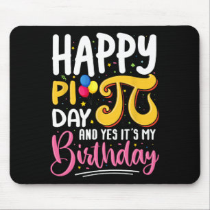 Alfombrilla De Ratón Día del Pi Cumpleaños Math Lover Feliz Día del Pi