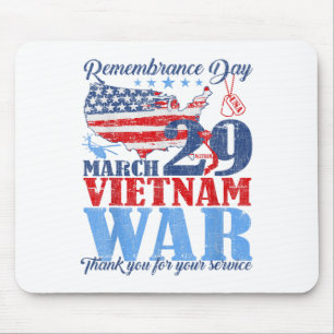 Alfombrilla De Ratón Día del Recuerdo 29 de marzo 2014 Guerra de Vietna