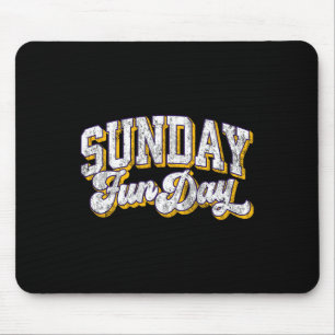 Alfombrilla De Ratón Día divertido de domingo vintage Minnesota Fútbol