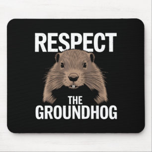 Alfombrilla De Ratón Día Divertido del Castor Respetar al Animal de la