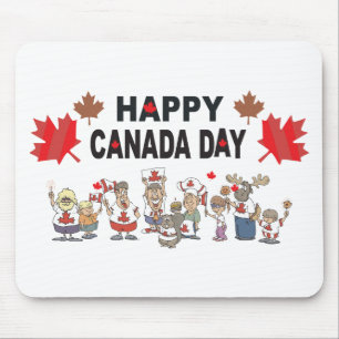 Alfombrilla De Ratón Día feliz de Canadá