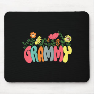 Alfombrilla De Ratón Día feliz de las madres grammy vintage floral retr