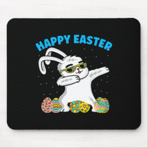 Alfombrilla De Ratón Día Feliz de Pascua Huevo Colorido Conejo Oreja de