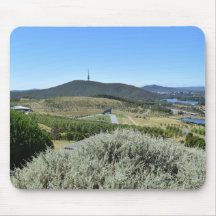 Día idílico en la almohadilla del ratón de Canberr