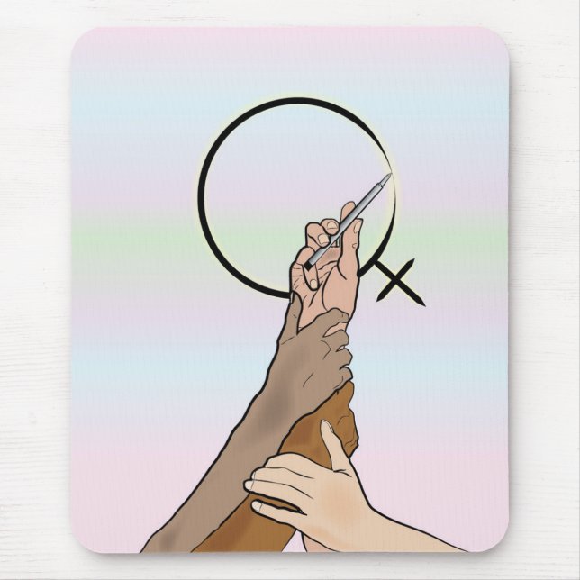 Alfombrilla De Ratón Día Internacional de la Mujer (Frente)