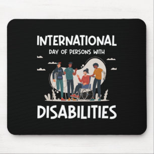 Alfombrilla De Ratón Día Internacional De Las Personas Con Discapacidad