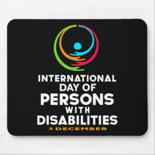 Alfombrilla De Ratón Día Internacional de las Personas con Discapacidad