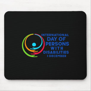 Alfombrilla De Ratón Día Internacional de las Personas con Discapacidad