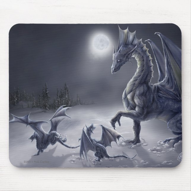 Alfombrilla De Ratón Día Mousepad de la nieve (Frente)