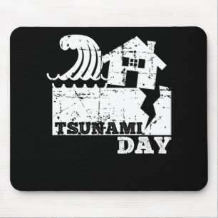Alfombrilla De Ratón Día Mundial del Sunami Una Famosa Pintura Kanagawa