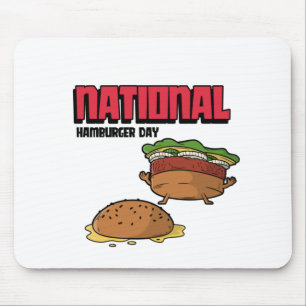 Alfombrilla De Ratón Día Nacional de Hamburguesa