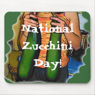 Alfombrilla De Ratón ¡Día Nacional del Zucchini!