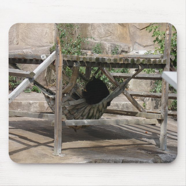 Alfombrilla De Ratón día perezoso para un oso (Frente)