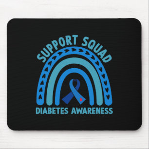 Alfombrilla De Ratón Diabetes Blue Support Squad Diabetes Sensibilizaci