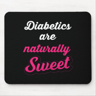 Alfombrilla De Ratón Diabetes Diabéticos Tipo 1 Naturalmente Dulce Cons
