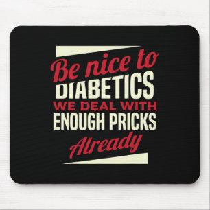 Alfombrilla De Ratón Diabetes Tipo 1 Diabetes T1d Conciencia Diabética