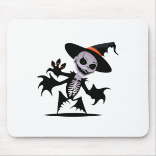 Alfombrilla De Ratón Diablo fantasma en Pegatina de Halloween