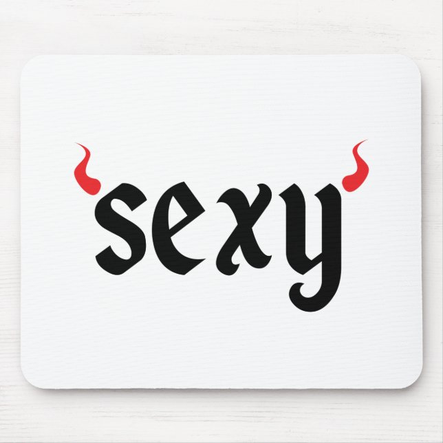Alfombrilla De Ratón Diablo sexy (Frente)