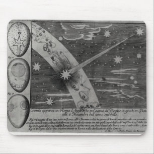 Alfombrilla De Ratón Diagrama astrológico del cometa