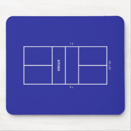 Alfombrilla De Ratón Diagrama de cancha de pickleball de cocina