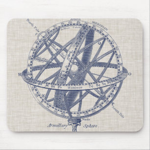 Alfombrilla De Ratón Diagrama de la Esfera Armillar