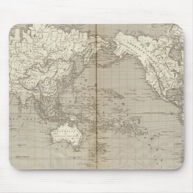 Alfombrilla De Ratón Diagrama del plano del sistema solar (Frente)