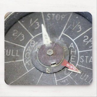 Alfombrilla De Ratón Dial del indicador del telégrafo de la orden del