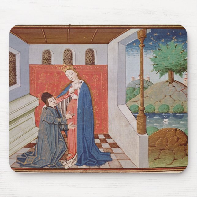 Alfombrilla De Ratón Diálogo entre Boethius y la filosofía (Frente)