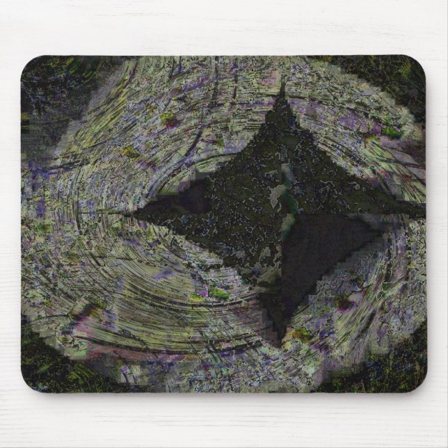 Alfombrilla De Ratón Diamante, abstracto digital (Frente)