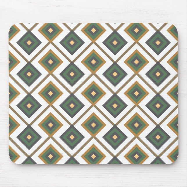 Alfombrilla De Ratón Diamante en verde (Frente)