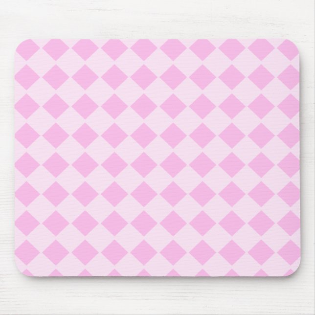 Alfombrilla de ratón Diamante Rosa (Frente)