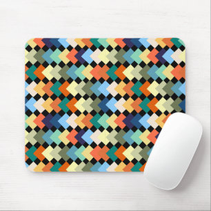 Alfombrilla De Ratón Diamantes de colores claros