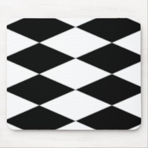 ALFOMBRILLA DE RATÓN DIAMANTES NEGROS Y BLANCOS